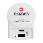 Nabíjací adaptér SKROSS USB A+C EU, 27 W, typ C