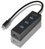 Nabíjací rozbočovač AXAGON HUE-S2C Type-C 4x USB3.0