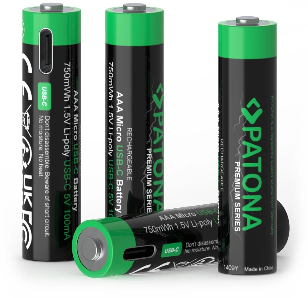 Nabíjacia batéria PATONA AAA/LR03 Li-Pol 500mAh
