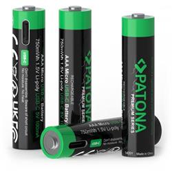 Nabíjacia batéria PATONA AAA/LR03 Li-Pol 500mAh