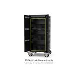 Nabíjacia skrinka PORT CONNECT 30 notebookov + 1x stojan U19", čierna