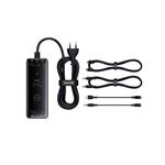 Nabíjacia stanica Baseus GaN Digital 240W 3xUSB-C, 1xUSB, 1xDC čierna