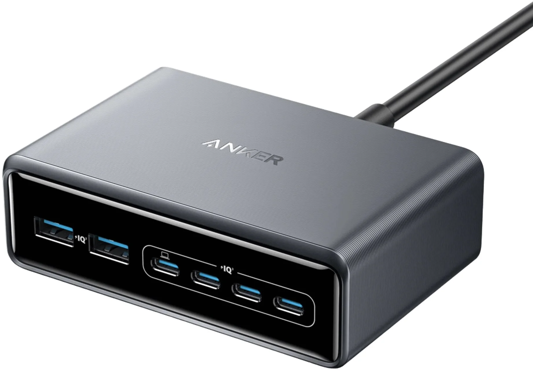 Nabíjačka Anker Prime 200W, 4x USB-C, 2x USB-A, GaN