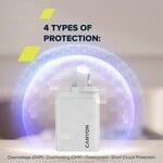 Nabíjačka CANYON CUW140ACC GaN 150 W, 3x PD, 1x QC, EÚ, biela