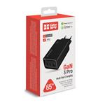 Nabíjačka ColorWay USB 1x USB-A, 2x USB-C/ 65W GaN3 Pro, čierna