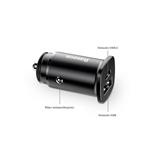 Nabíjačka do auta Baseus 30W 1x USB,1x USB-C čierna
