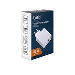 Nabíjačka GETI USB GFC2AC 2x USB-A, 1x USB-C