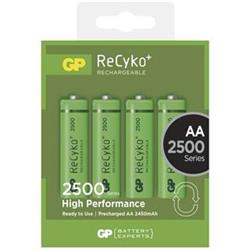 Nabíjecí baterie GP NiMH 2500 HR6 (AA), 4 ks v blistru