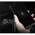 Nabíječka do auta Baseus 30W 1x USB,1x USB-C černá