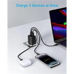 Nabíječka do sítě Anker 336 67W, 2xUSB-C, 1xUSB-A černá