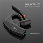 Náhlavná súprava Bluetooth FIXED Talk Pro s ENC a otvoreným dizajnom, čierna