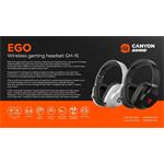 Náhlavná súprava CANYON EGO GH-15 2v1 BT biela