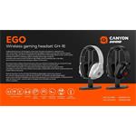 Náhlavná súprava CANYON EGO GH-16 3v1 2,4Ghz+BT biela