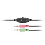 Náhlavná súprava Natec Drone s mikrofónom (2x 3,5 mm jack)