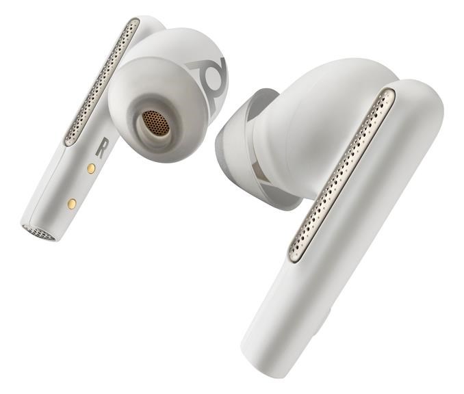 Náhlavná súprava Poly bluetooth Voyager Free 60, adaptér BT700 USB-A, nabíjacie puzdro, biela
