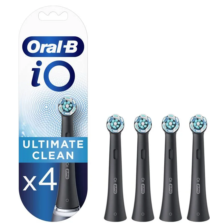 Náhradné hlavice Oral-B iO Ultimate Clean Black, 4 ks
