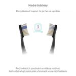 Náhradné hlavice TrueLife pre kefku SonicBrush K150 UV - Sensitive, čierna, 2ks