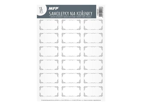 Nálepky na korenie 16,2x23cm netto