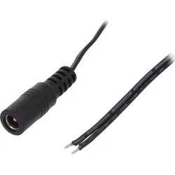 Napájací konektor Conexpro DC s káblom, samica, 25 cm