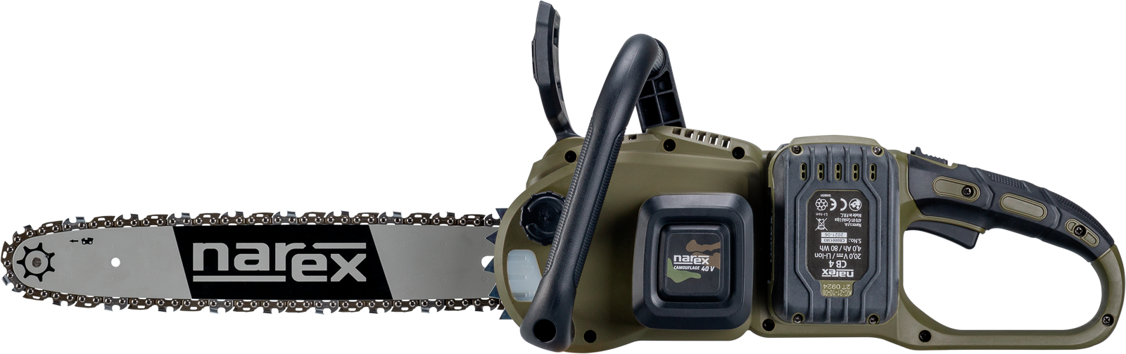 NAREX CPR 350 Akumulátorová řetězová pila CAMOUFLAGE bez aku