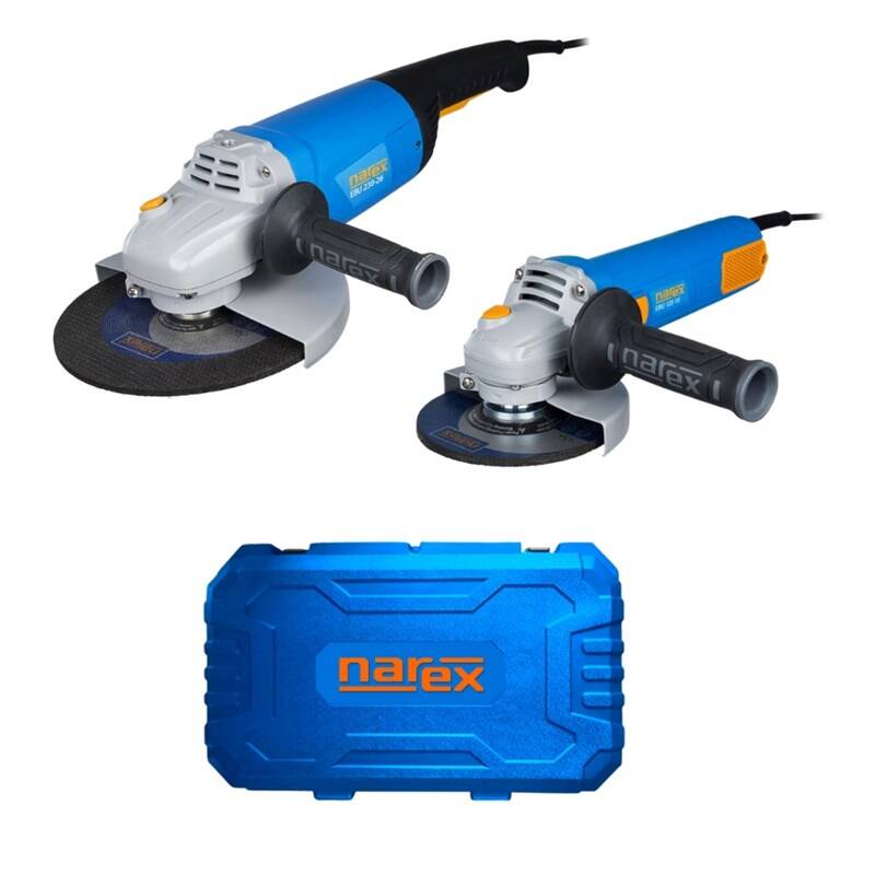 NAREX DOUBLE EBU 230/125 Set úhlových brusek EBU 125-10 a EBU 230-26