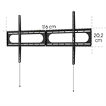 Nástenný držiak Hama na TV do 120", 1100x600, pevný, 100 kg
