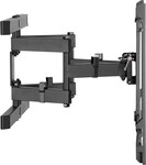 Nástenný držiak na televízor SBOX, naklápací a otočný, pre uhlopriečku 43"–90", nosnosť 60 kg, čierny (PLB-61486)