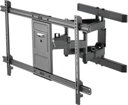 Nástenný držiak na televízor SBOX, naklápací a otočný, pre uhlopriečku 43"–90", nosnosť 60 kg, čierny (PLB-61486)