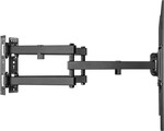 Nástenný držiak SBOX 32"–70", naklápací a otočný, čierny (PLB-1348-2)