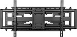 Nástenný držiak SBOX 43"–100", naklápací a otočný, nosnosť až 120 kg, čierny (PLB-7486)
