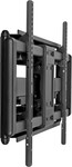 Nástenný držiak SBOX 43"–100", naklápací a otočný, nosnosť až 120 kg, čierny (PLB-7486)