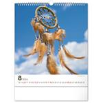 Nástenný kalendár Dreamcatcher 2024, 30 × 34 cm