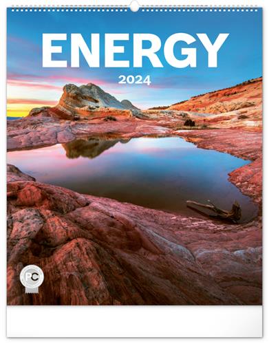 Nástěnný kalendář Energie 2024, 48 × 56 cm