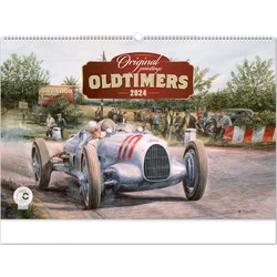Nástenný kalendár Oldtimeri - Václav Zapadlík 2024, 64 × 42 cm