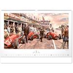 Nástěnný kalendář Oldtimers – Václav Zapadlík 2024, 64 × 42 cm