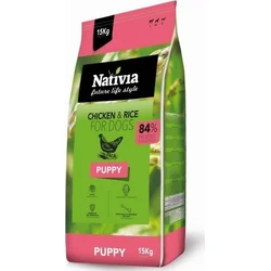 Nativia Puppy 15kg granule pro štěňata