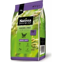Nativia Senior & Light 3kg granule pro psy