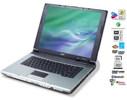 NB ACER TM 4072WLMi 15,4"P-M 1,7GHz/1GB/80GB/DVD±RW/W/BT/XPP