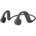 NEDIS bezdrátová sluchátka + mikrofon/ Bone Conduction/ výdrž 6,5 hodin/ ovládání hlasitosti/ IPX5/ šedé