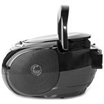 NEDIS CD přehrávač Boombox/ výkon 9 W/ napájení z baterie/ síťové napájení/ stereo/ BT/ FM/ USB/ černý