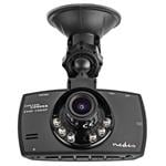 NEDIS kamera do auta/ LCD 2,7"/ 1080p/ 12Mpx/ parkovací senzor/ detekcia pohybu/ tmavosivá