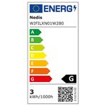 NEDIS Wi-Fi chytré dekorativní LED/ teplá bílá/ 280 LED's/ Android & iOS/ Nedis® SmartLife/ 3 x 2 m