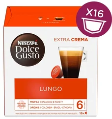 NESCAFÉ® Dolce Gusto® Lungo kávové kapsle, 16 ks