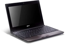 Netbook ACER Aspire ONE 521-105Dc 10.1" LED AMD V105 1.2Ghz/1GB/250GB/SD/WiFi/BT/CAM/W7S - COPPER BROWN