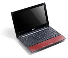 Netbook ACER Aspire ONE D255 10,1"LED Atom N450B/1GB/160GB/SD/WiFi/BT/CAM/XPH + Android, červená