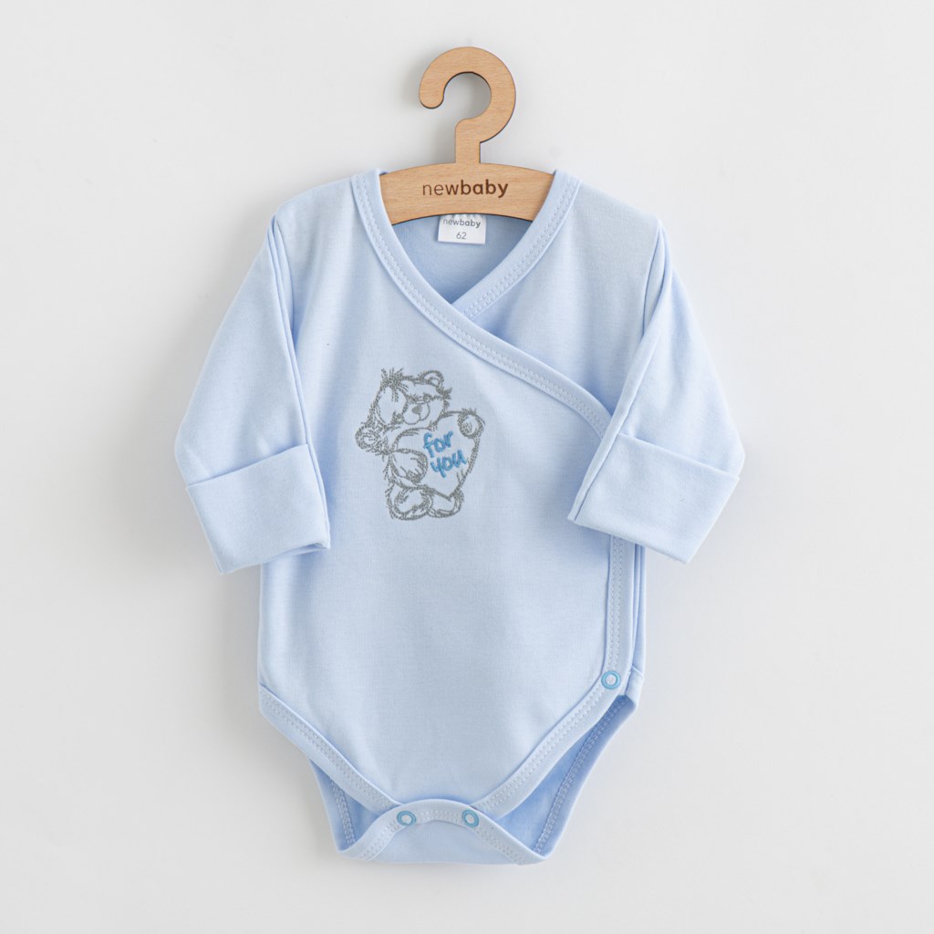 New Baby 5-dílná kojenecká soupravička do porodnice Classic modrá, vel. 50