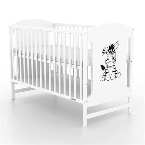 New Baby Dětská postýlka MIA Zebra, bílá