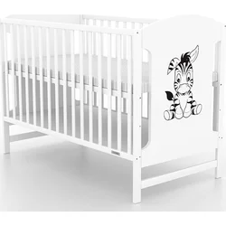 New Baby Dětská postýlka MIA Zebra, bílá