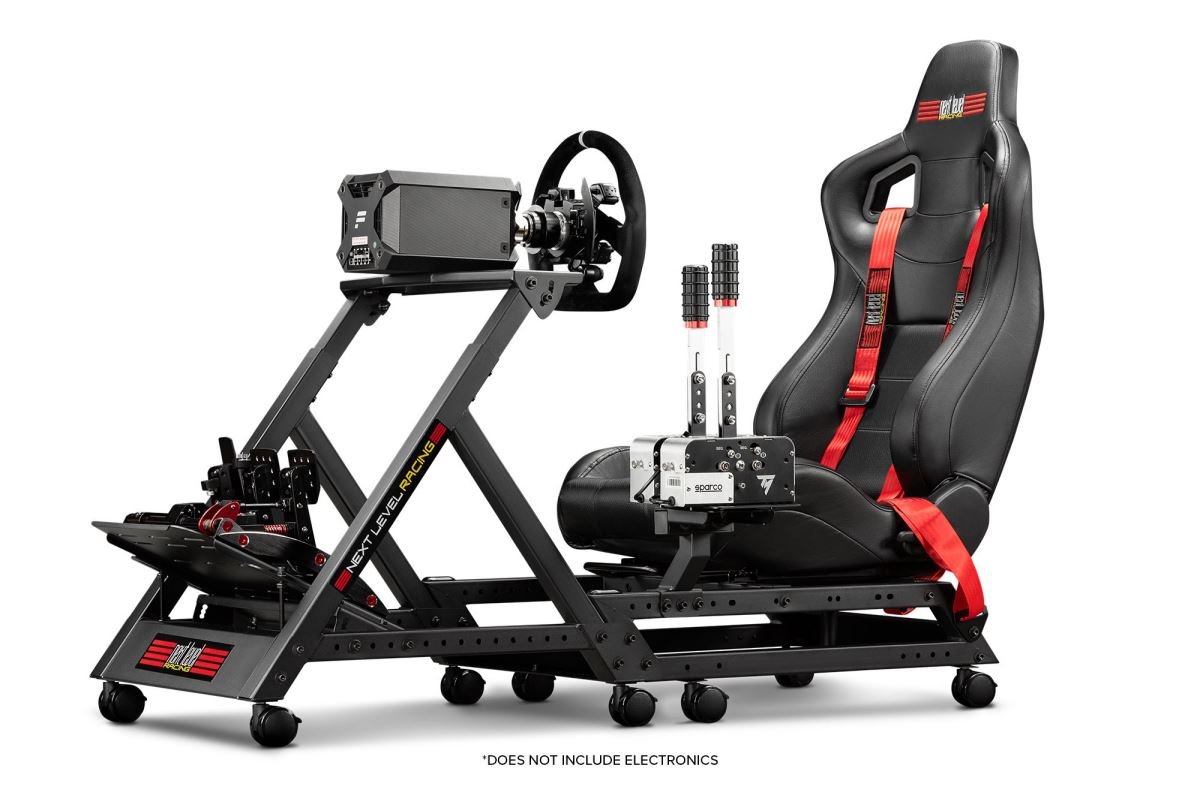 Next Level Racing GTtrack Racing Simulator, pretekársky kokpit