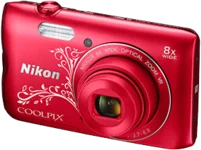 Nikon COOLPIX A300 Red LineArt (VNA964E1) - ROZBALENO